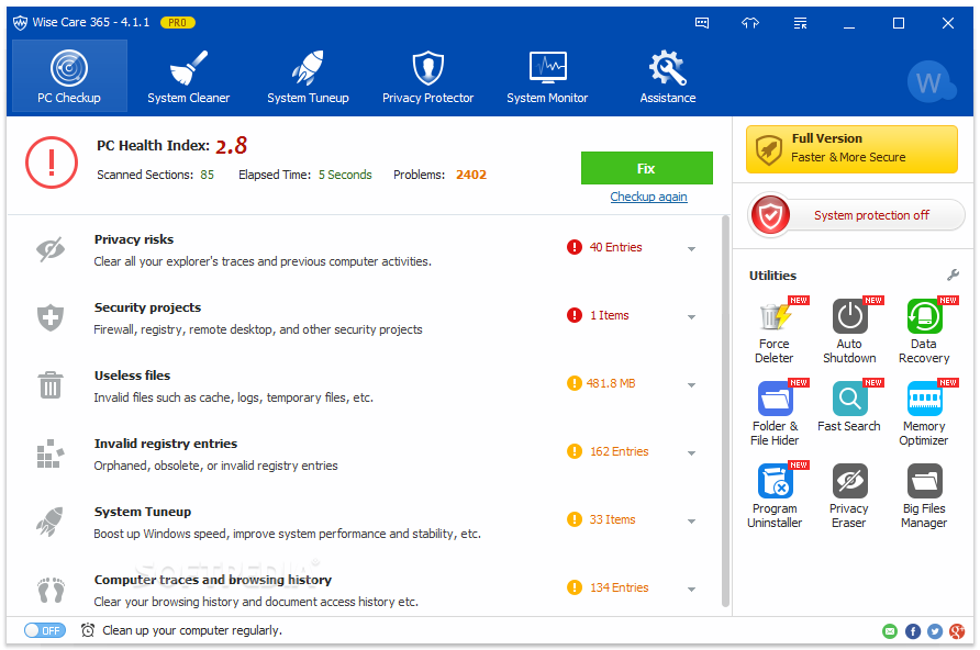 Wise Care 365 Pro 6.3.1.610 Crack With License Key 2022 Free Download